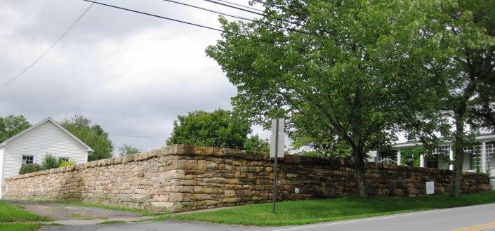 building a dry stone wall