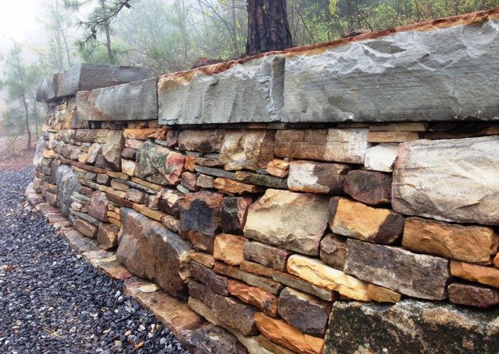 stone wall building techniques