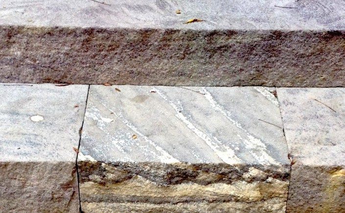 building stone steps