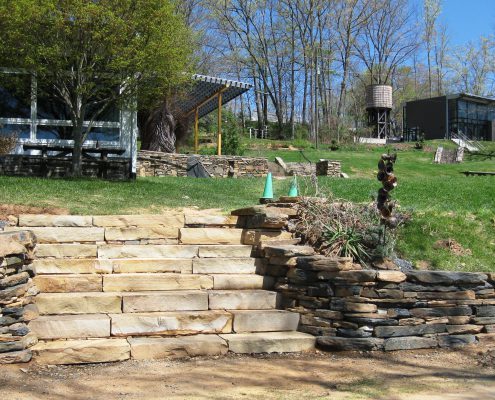 Dry stone walling courses & workshops in Asheville, NC