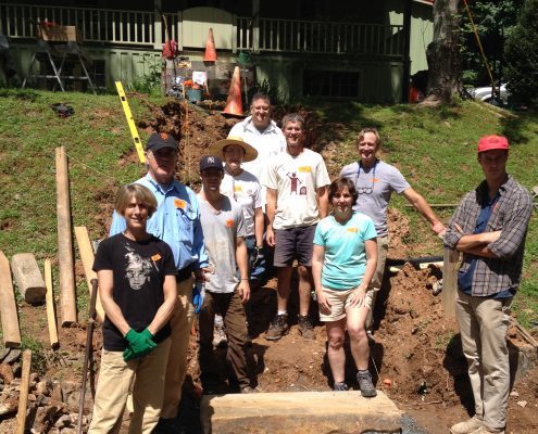 Dry stone walling courses & workshops in Asheville, NC