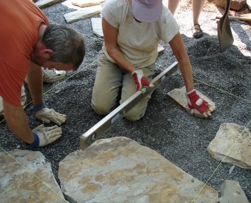 Dry stone walling courses & workshops in Asheville, NC