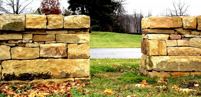 Sandstone Fence with Passageway, Pennsylvania 2006