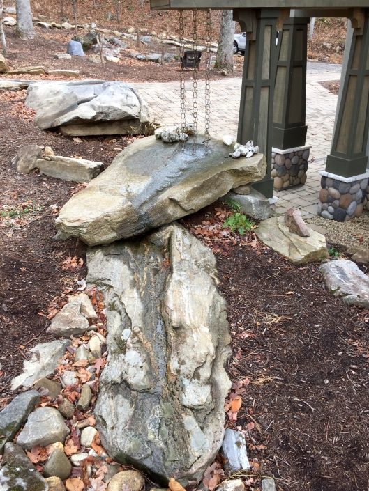 Granite Rainwater Feature, North Carolina 2016 Granite Rainwater Feature, North Carolina, 2016
