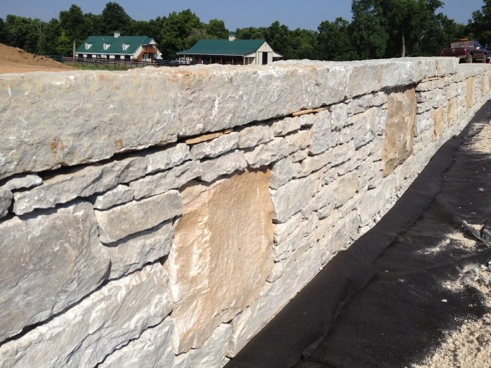 Limestone and Sandstone Fence/Horsejump, Kentucky 2014