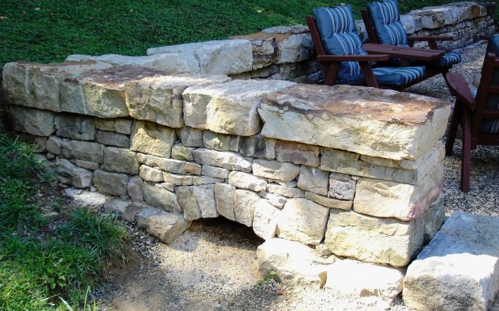 Sandstone Fence with Arch, Pennsylvania 2006