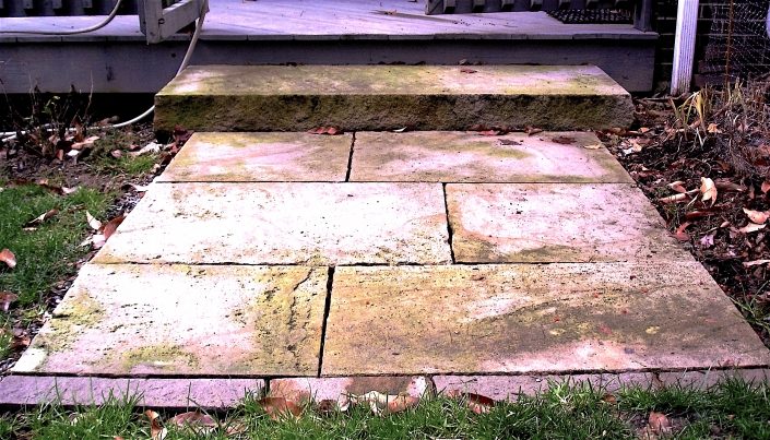 Sandstone Landing with Step, Pennsylvania 2004