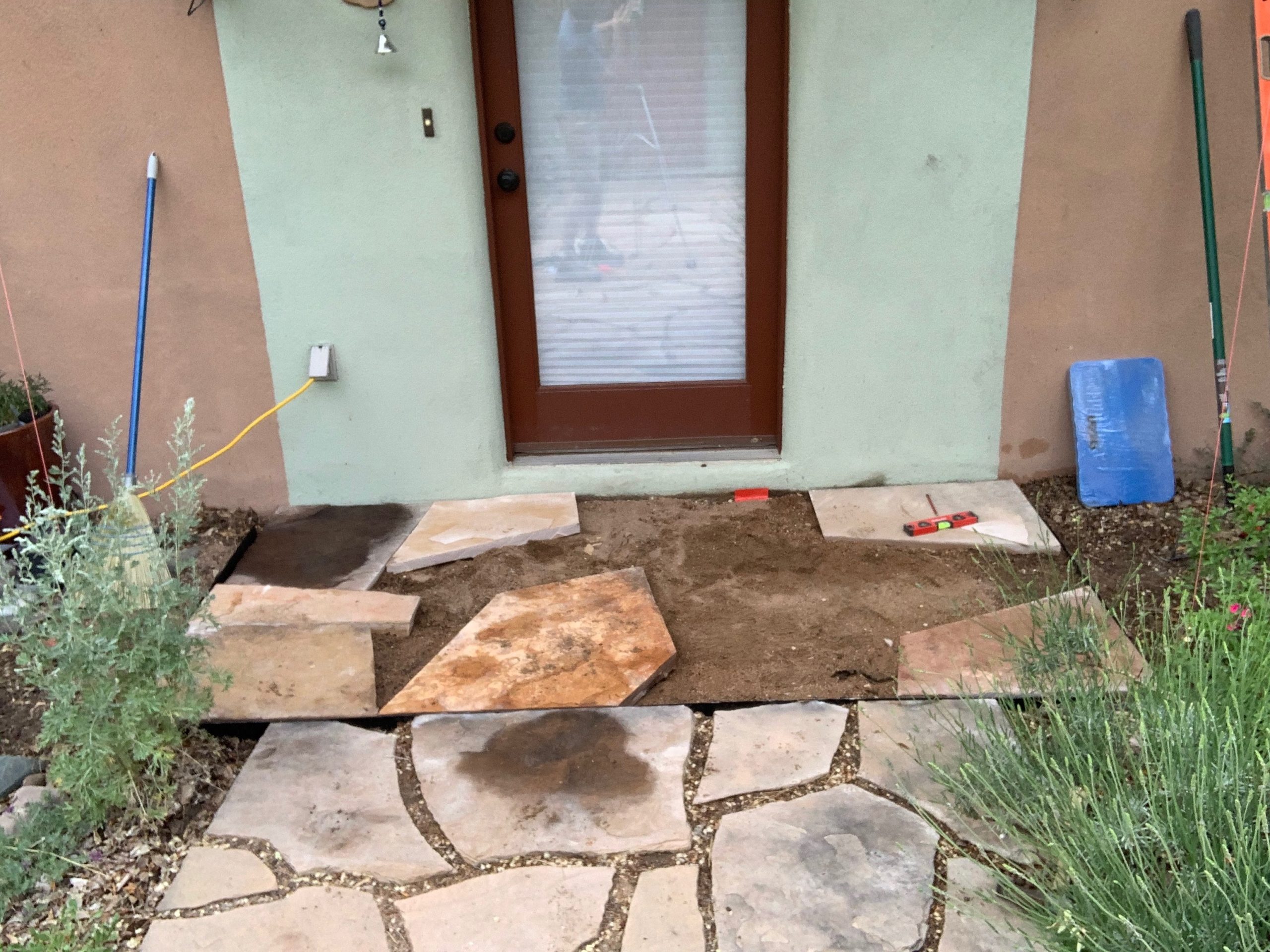 How To Repair A Stone Walkway or Patio Drystone Joe