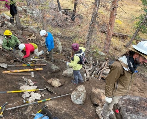 trailbuilding workshop stone retaining wall