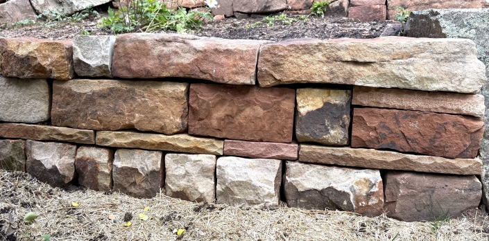 Sandstone Sitting Wall