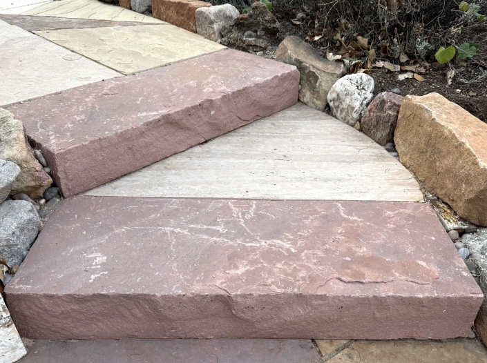 Sandstone Steps and Landing, New Mexico 2025 Stone Steps