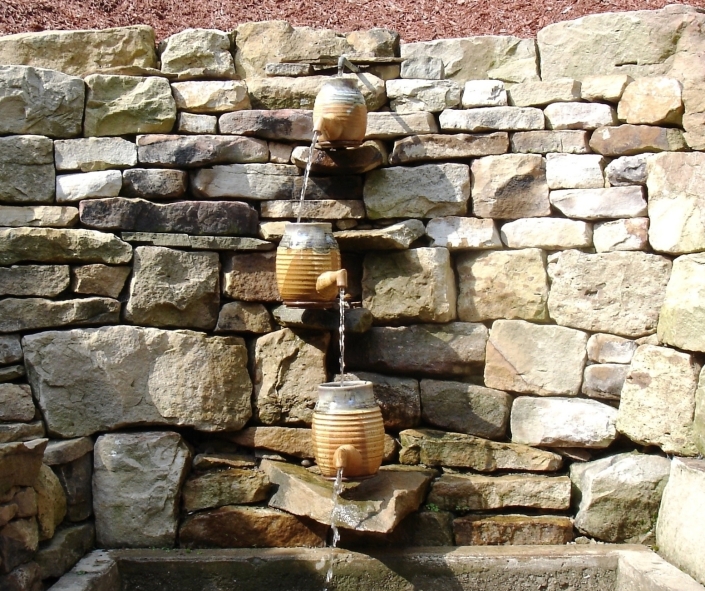 Sandstone and Clay Water Feature, Pennsylvania 2005 Sandstone-and-Clay-Water-Feature-Pennsylvania-2005